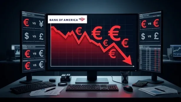 BofA euro/dolar için düşüş öngörüsünü koruyor