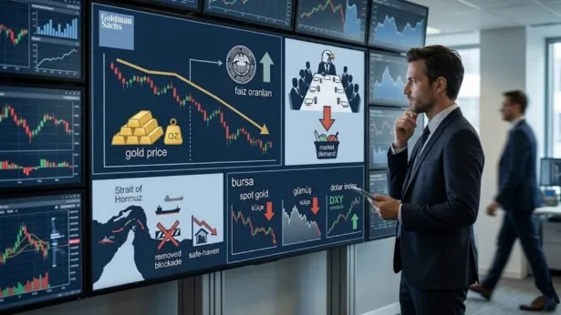 Goldman Sachs yıl sonu altın tahminini kıstı